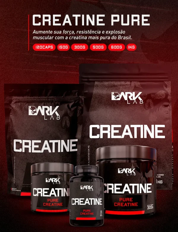 Pureza Creatina Dark Lab 600g
